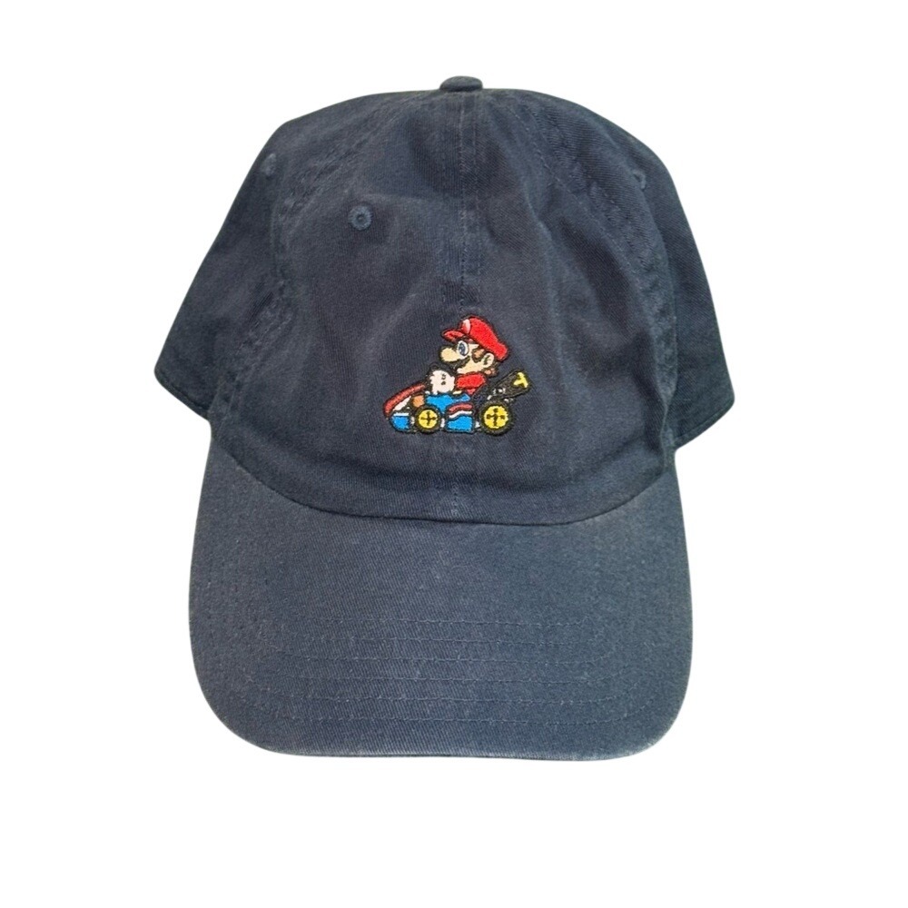 Nintendo Mario‎ Kart 8 Kids Navy Blue Baseball Cap Hat Adjustable 2019 Official